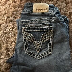 Vigoss Women's Blue Ankle & Cropped Jeans